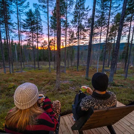 Levi Base Camp - North Side Levi Center 2,3 Km Incl Sauna, Terrace, Fire Place *